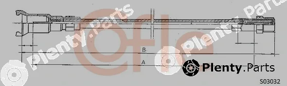 Cofle 92.S03032 — Speedometer Cable