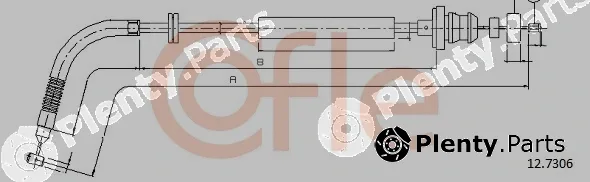 Cofle 92.12.7306 — Accelerator Cable