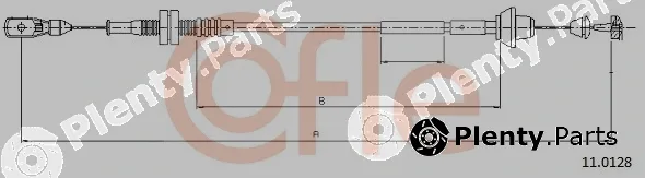 Cofle 11.0128 — Accelerator Cable