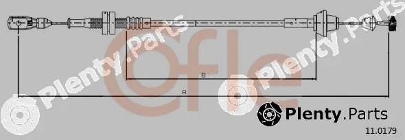 Cofle 92.11.0179 — Accelerator Cable