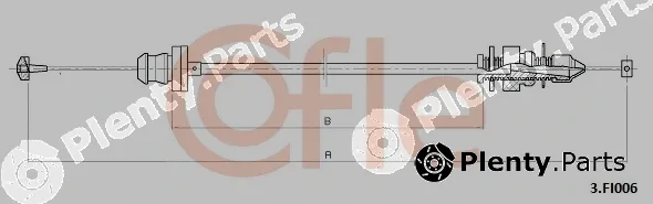 Cofle 92.3.FI006 — Accelerator Cable
