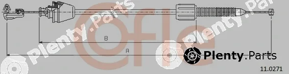 Cofle 92.11.0271 — Accelerator Cable