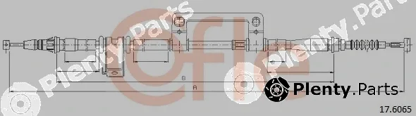 Cofle 17.6065 — Cable Pull, parking brake