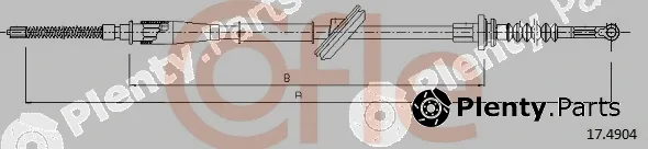 Cofle 17.4904 — Cable Pull, parking brake