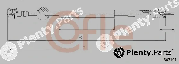 Cofle 92.S07101 — Speedometer Cable