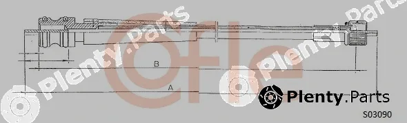Cofle 92.S03090 — Speedometer Cable