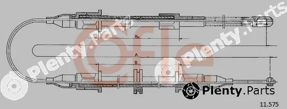 Cofle 11.575 — Cable Pull, parking brake