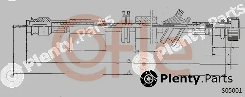 Cofle 92.S05001 — Speedometer Cable