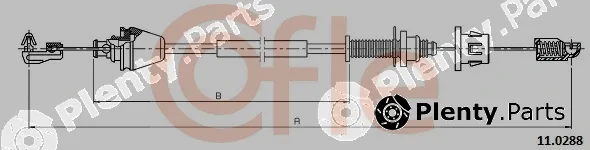 Cofle 92.11.0288 — Accelerator Cable