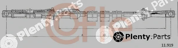 Cofle 92.11.919 — Accelerator Cable