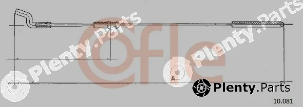 Cofle 10.081 — Accelerator Cable