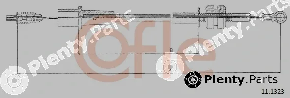 Cofle 92.11.1323 — Accelerator Cable