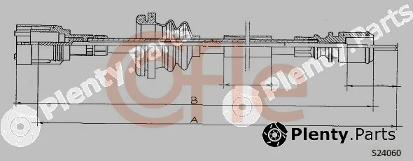 Cofle 92.S24060 — Speedometer Cable