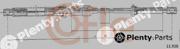 Cofle 92.11.926 — Accelerator Cable
