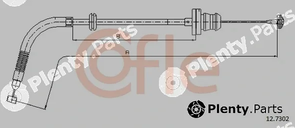 Cofle 92.12.7302 — Accelerator Cable