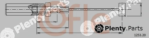 Cofle 92.1253.20 — Accelerator Cable