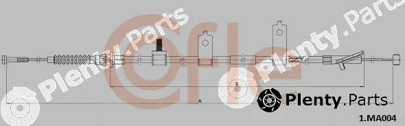 Cofle 92.1.MA004 — Cable Pull, parking brake