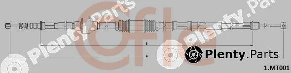 Cofle 1.MT001 — Cable Pull, parking brake