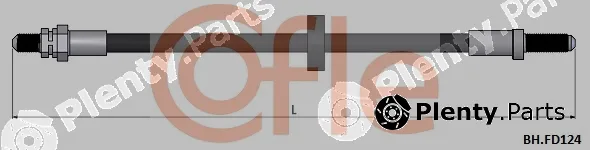 Cofle 92.BH.FD124 — Brake Hose