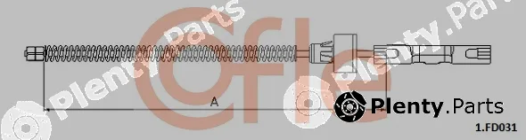 Cofle 92.1.FD031 — Cable Pull, parking brake