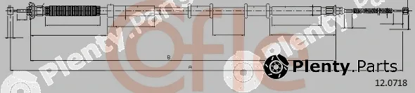 Cofle 12.0718 — Cable Pull, parking brake