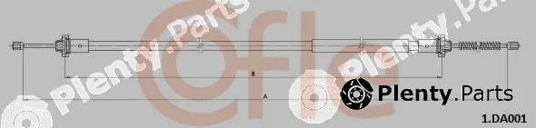 Cofle 1.DA001 — Cable Pull, parking brake