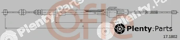 Cofle 17.1802 — Cable Pull, parking brake