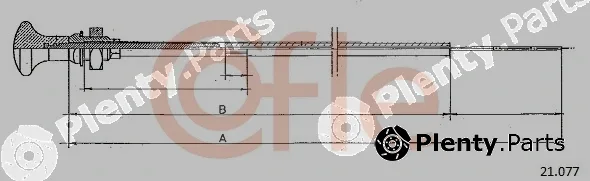 Cofle 21.077 — Cable, starter
