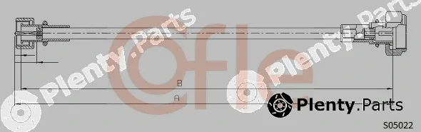 Cofle 92.S05022 — Speedometer Cable
