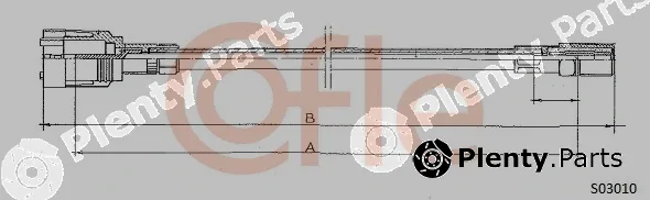 Cofle 92.S03010 — Speedometer Cable