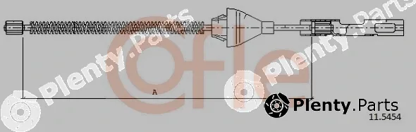 Cofle 11.5454 — Cable Pull, parking brake