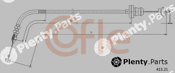 Cofle 92.413.21 — Accelerator Cable
