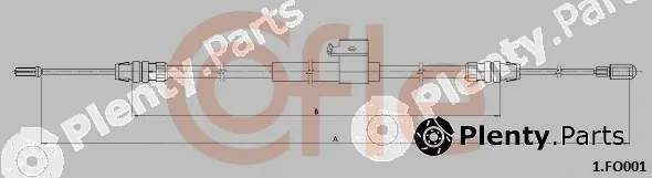 Cofle 1.FO001 — Cable Pull, parking brake