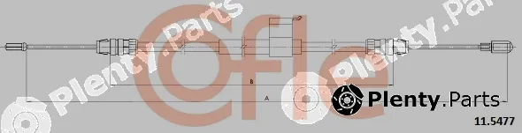Cofle 92.11.5477 — Cable Pull, parking brake