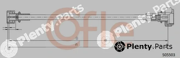 Cofle S05503 — Speedometer Cable