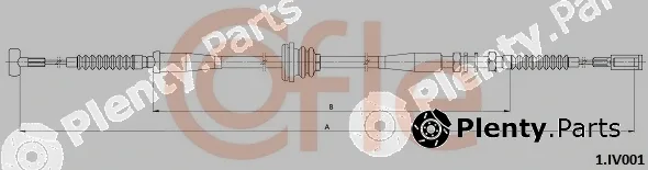 Cofle 1.IV001 — Cable Pull, parking brake