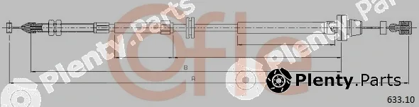 Cofle 633.10 — Accelerator Cable