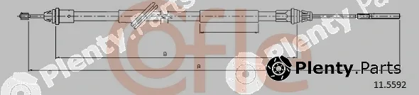 Cofle 11.5592 — Cable Pull, parking brake