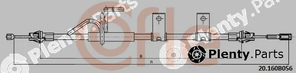 Cofle 20.160B056 — Cable Pull, parking brake