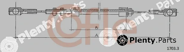 Cofle 1703.3 — Accelerator Cable