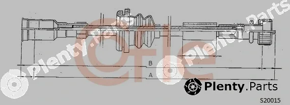 Cofle 92.S20015 — Speedometer Cable