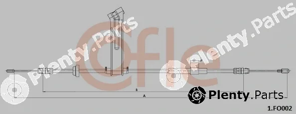 Cofle 1.FO002 — Cable Pull, parking brake