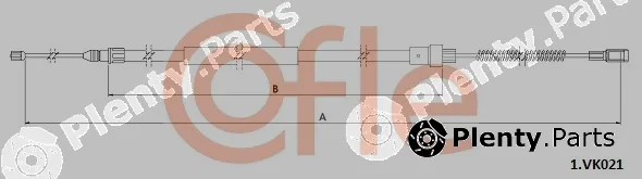 Cofle 92.1.VK021 — Cable Pull, parking brake