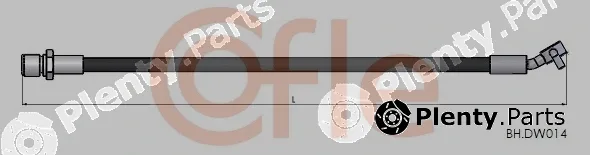 Cofle 92.BH.DW014 — Brake Hose