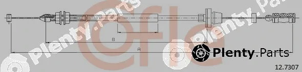 Cofle 92.12.7307 — Accelerator Cable