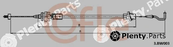 Cofle 92.3.BW003 — Accelerator Cable
