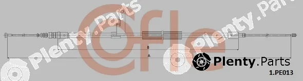 Cofle 92.1.PE013 — Cable Pull, parking brake