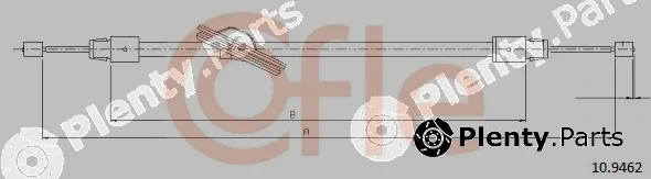 Cofle 92.10.9462 — Cable Pull, parking brake