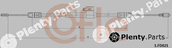 Cofle 1.FD021 — Cable Pull, parking brake