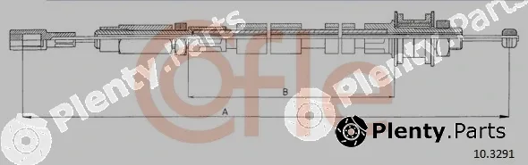 Cofle 10.3291 — Cable Pull, clutch control